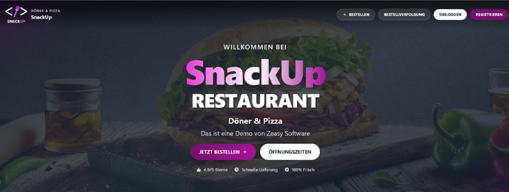 SnackUp - Die moderne Bestellplattform für dein Restaurant